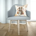 thumbnail image 3 of Hello Fall Brittany Spaniel Scarf Welcome Autumn with Leaves Pumpkins Pillow Cushion Double Sided Brittany Dog Lover Gifts Idea Throw Pillow - 00011, 3 of 4
