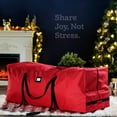 thumbnail image 2 of Premium Rolling Large Christmas Tree Storage Bag- Fits Up to 9 Ft. Artificial Disassembled Trees, Durable Handles&Wheels for Easy Carry and Transport, Tear Proof 600D Oxford Duffle Bag 5-Year Warranty, 2 of 7