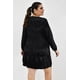thumbnail image 3 of Vestido de satén Roman Fashion Tallas Extras 1250 Negro 36, 3 of 7