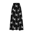 thumbnail image 4 of Nmnitkp Skirts for Women Stylish Prints Maxi Skirts for Women Ankle Length Skirt Casual Long Skirt High Waisted Maxi Skirt Reg and Skirt Long Skirt with Pockets（Halloween Print）, 4 of 5
