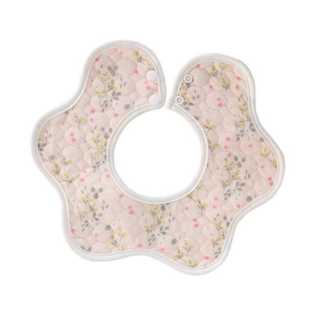 

Baby Saliva Towel 360 ° Rotation Flower Waterproof Saliva Towel Bib Baby Eating Bag Watermelon Red One Size