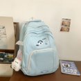 thumbnail image 3 of Mochila estética para cachorros, mochila informal de viaje, mochila escolar para niñas (azul), 3 of 4