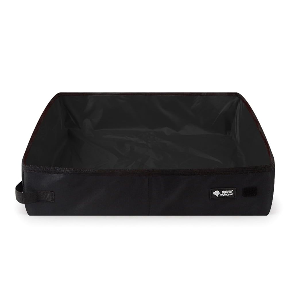 ZIYORK Travel Cats Litter Box Portable Litter Pan Lightweight Leak