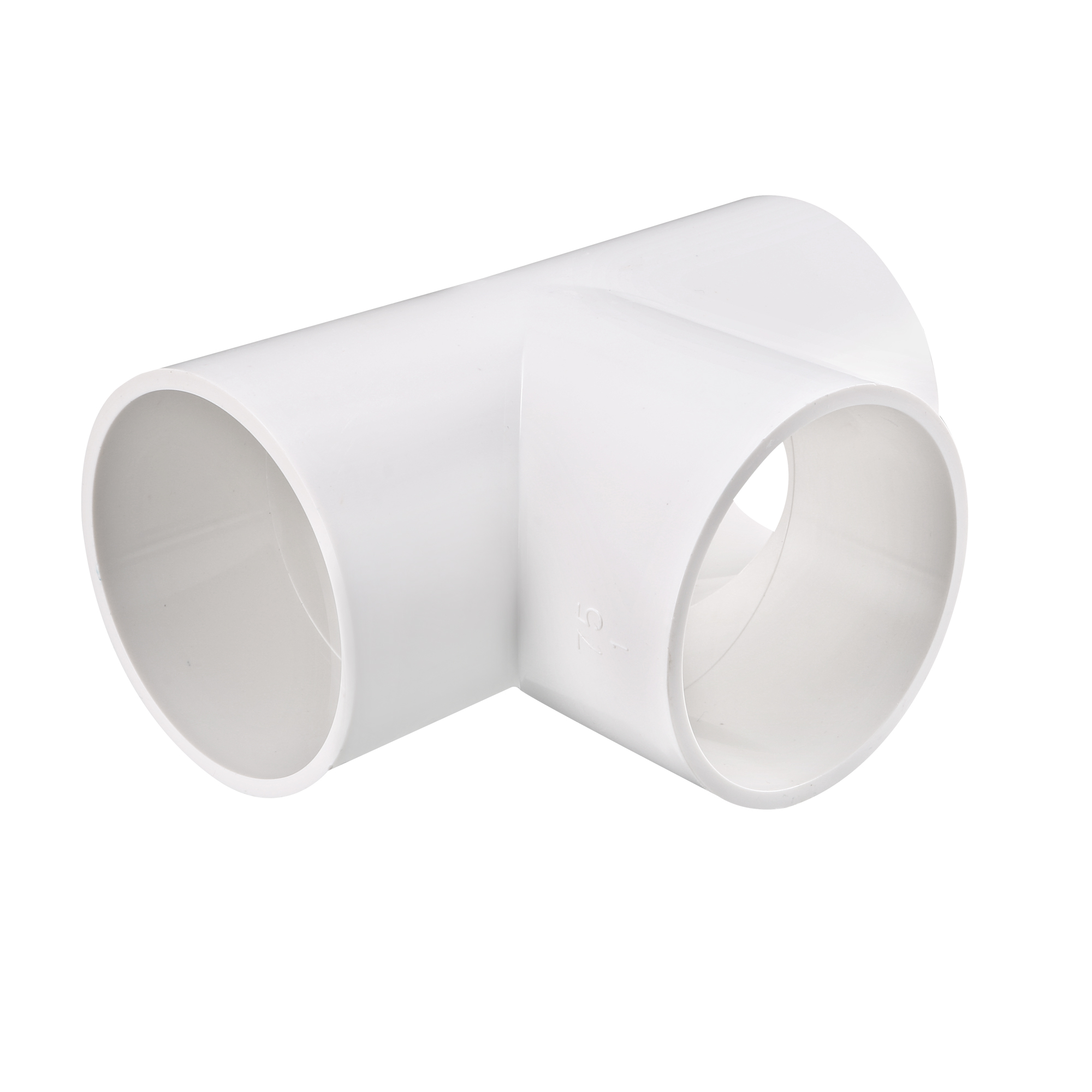 75mm Slip Tee PVC Pipe Fitting TShaped Coupling Connectors Walmart