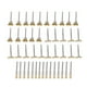 thumbnail image 4 of 90 Uds ruedas de alambre de latón juego de cepillos de pluma de molienda de Metal accesorios para herramienta rotativa, 4 of 9