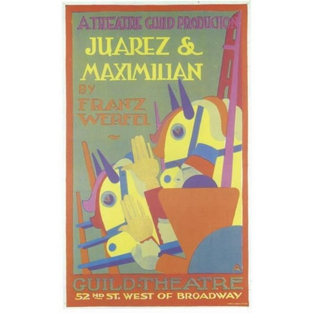 Pop Culture Graphics MOV407631 Affiche de Film de Juarez & Maximilian Broadway, 11 x 17