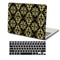 thumbnail image 3 of KSK KAISHEK Hard Shell Cover for MacBook Air 13" 2022/2021/2020/2019/2018 A2337 m1&A2179&A1932 + Black Keyboard Cover, Golden A 17, 3 of 5