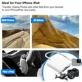 thumbnail image 4 of BOPORO SD Card Reader for iPhone, Lightning to SD Card Camera Reader Adapter, Dual Card Slot Memory Card Reader Trail Camera Viewer for iPhone 14 13 12 11 XS XR X 8 7 iPad, 4 of 8