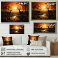 thumbnail image 4 of Designart "Vibrant African Deer I" African Floater Framed Canvas Wall Art, 4 of 7