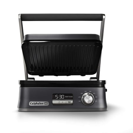 Calphalon Even Sear Indoor Electric Multi-Grill, Dark Stainless