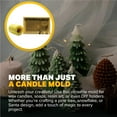 thumbnail image 5 of Candle Mold, Reusable & Heat-Resistant Rubber Mold, Flexible Easy Release for Intricate Tree-Shaped Wax Candles, 5 of 8