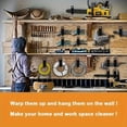 thumbnail image 4 of 5Pcs  Heavy Duty Extension Cord Holder Organizer | Holds 50 Pounds, Storage Straps Hang Easily on Hooks or Nails | Perfect for Garage Organization, 4 of 5