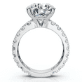 thumbnail image 3 of Pompeii Certified 4-7Ct Diamond Engagement Matching Wedding Ring Set 14k Gold Lab Grown, 3 of 5