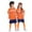 Orange, variant on Hienoo Toddler Boys Outfits Athletic Short Sleeve T-Shirt and Shorts Set, 2-Piece, Sizes 12M-10Y