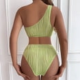 thumbnail image 3 of CAICJ98 Plus Size Swimsuit Women One Piece Swimsuits Tummy Control One Shoulder Bathing Suits Ruffle Swimwear B,S, 3 of 3