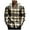 Khaki 11, variant on ZRGHAOYLQ Men's Lightweight Shacket Plaid Long Sleeve Button Down Shirt Jackets Big and Tall Casual Regular Fit Lapel Collar Flannel Shirts with Pocket Black XL