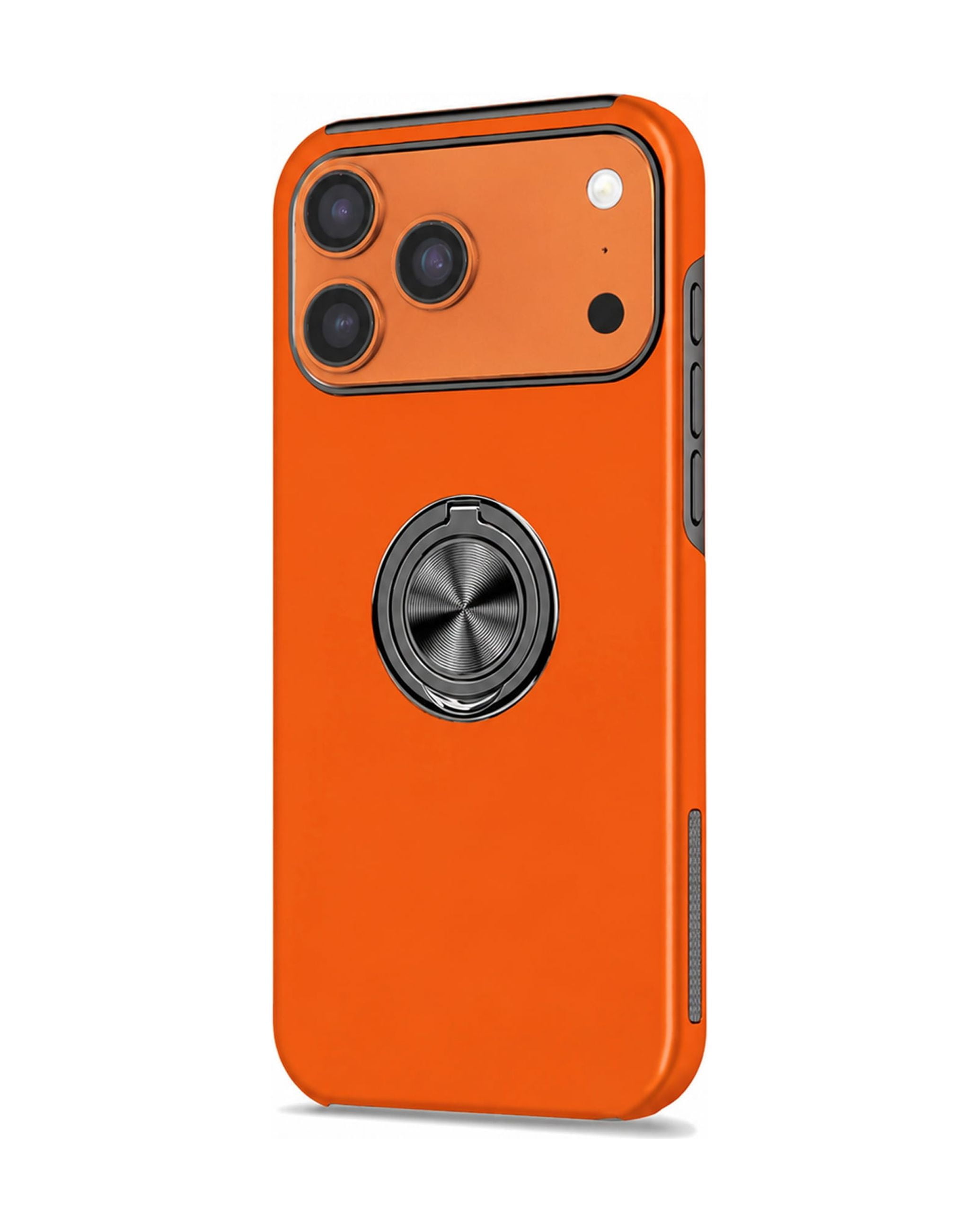 Dual Layer Case with Magnetic Ring for iPhone 17 Pro Max - Orange