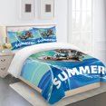 thumbnail image 3 of Inteprter Juego de ropa de cama de 3 piezas, funda de edredón para el hogar, juego de edredón de fibra de poliéster multicolor de varios tamaños para Juegos de cama LYCLB210925005 S Inteprter HA011559-05, 3 of 6