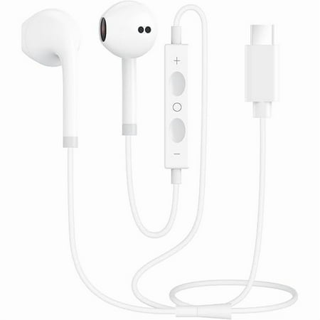wonima02 USB C Headphones for iPhone 17 16 15, Type C Earphones with Microphone Volume Control for Apple USB C Wired Earbuds, Samsung Galaxy S25 S24 S22 S21 S20, iPad Pro,Pixel 9 8 7