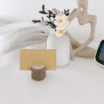 thumbnail image 2 of Country-Style Wooden Mat Card Rack, Kraft Paper Cards, Table Number Frame, Photo Display Rack, Food Label Rack, 2 of 6