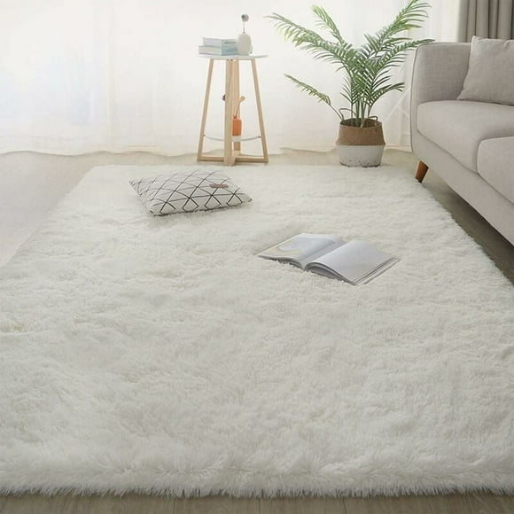 Elegant Texture Shaggy Rug, Non-Slip Area Rugs with Luxuriously Plush Pile for Rectangle Large Super Soft Home Decorative