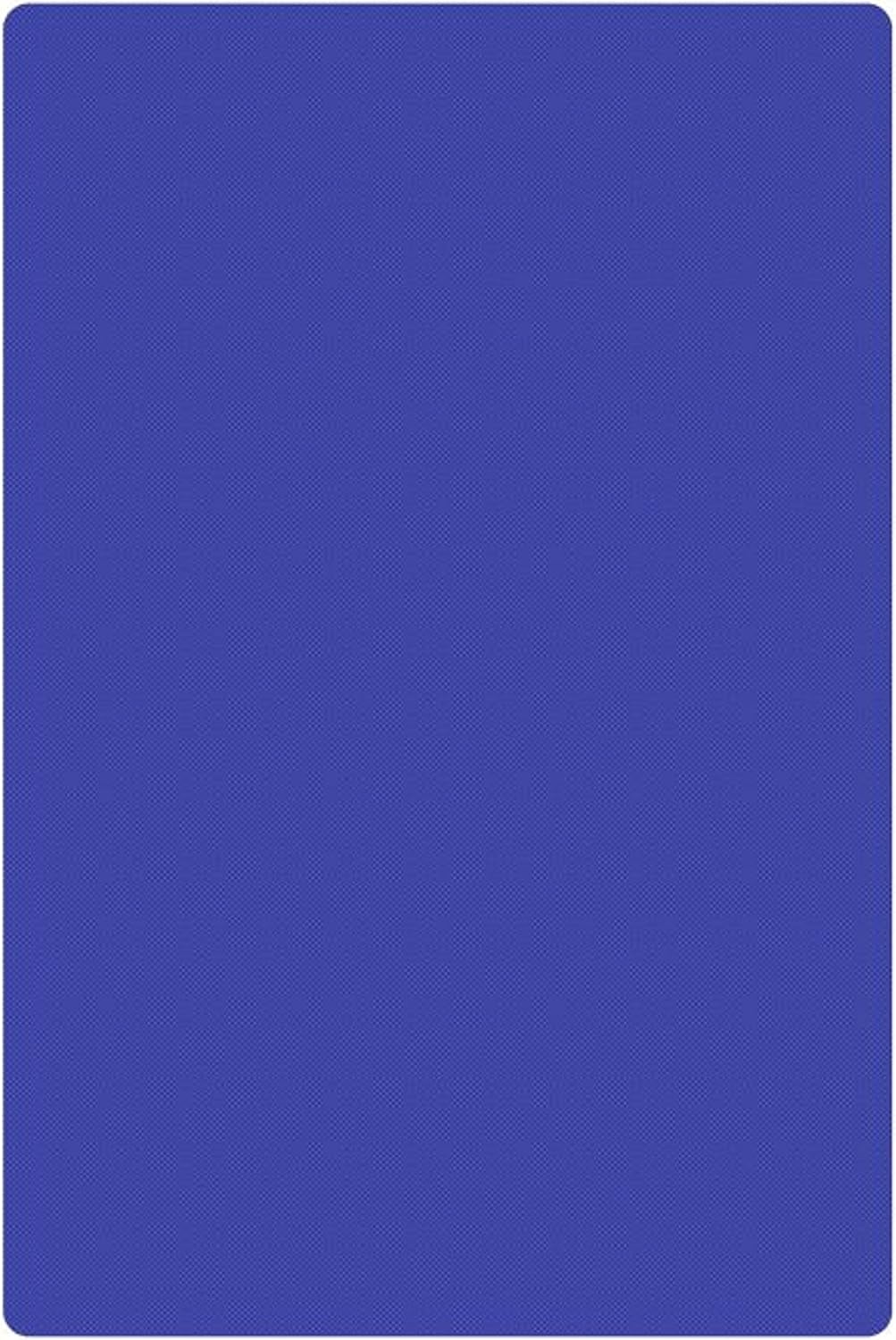 TrueCraftware- 24" X 18" X 1/2” Plastic Cutting Board for Kitchen Blue Color- Plastic Commercial Chopping Board Anti Slip Surface Chopping Food Cutting Mat for Meat Vegetables