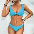 thumbnail image 2 of XIYON Women's Bikini Sets New Bikini Small Push Up Split Bikini Swimsuit For Women Beach Vacation Clothes, 2 of 7