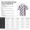 thumbnail image 5 of Pofeuu Seahorses and Hearts Print Hawaiian Shirt for Men Sleeves Casual Button Down Summer Beach Dress Shirts T-Shirts,3X-Large, 5 of 7