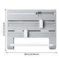 thumbnail image 1 of 6 in 1 Plastic Wrap Storage Cutting Rack Storage Box Multifunctional Storage Cutting Rack Household Kitchen Tool Rack for Kitchen Seasonings Home, 1 of 9