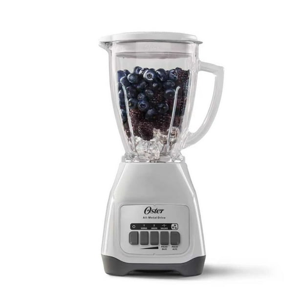 Licuadora Hisense Oster Kaliman 2 Velocidades BLSTKAG-WPB-013 Color blanco vaso de vidrio