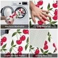 thumbnail image 4 of Balery Cherry Doormat, Durable Flannel Fabric, Waterproof Stain and Fade Resistant, Low Profile,Indoor Outdoor Door Mats, Easy Clean Patio Entrance Mat, 16x24in, 4 of 9
