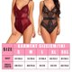 thumbnail image 2 of Lencería sexy de encaje para mujer, ropa interior con perspectiva, ropa de dormir, negro, S Speravity XX000096-01, 2 of 7