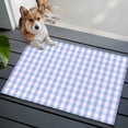 thumbnail image 4 of Area Rugs 2x3,Blue Gingham Check Non Slip Washable Rug Indoor Carpet Soft Floor Rugs for Home Living Room Bedroom Dining Room Office, 4 of 9