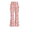 thumbnail image 4 of DISNIMO Pink Halloween Ghost Kids Long Yoga Pants for Girls 13-4 Flare Leggings with Pockets for Girls Flare Leggings Bell Bottoms Kids High Waist Bell Bottoms Flare Leggings Tall, 4 of 7