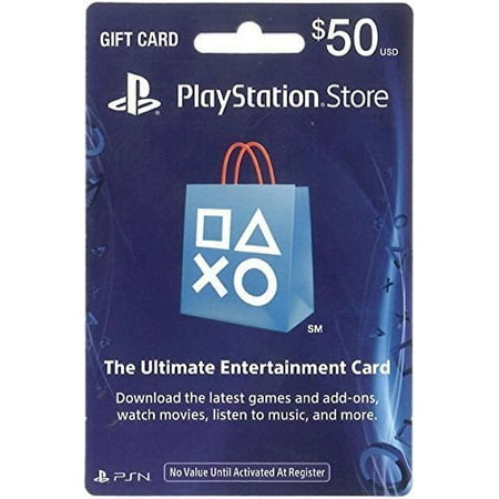$50 PlayStation Store Gift Card, Sony, [Physically Shipped