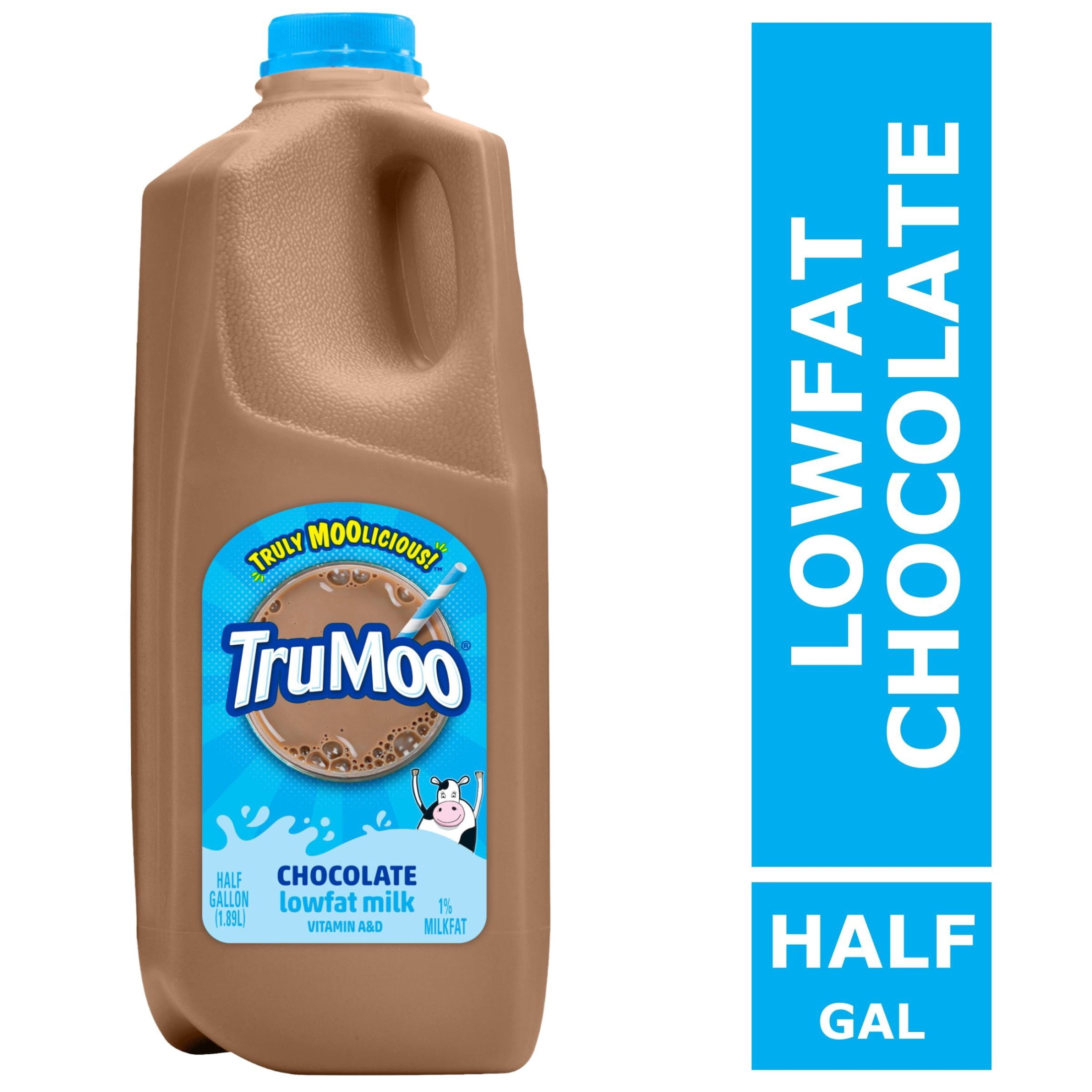 TruMoo 1% Lowfat Chocolate Milk Half Gallon
