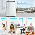 WM8KDL Portable Air Conditioners, 12000 BTU(Ashrae) Quiet AC Unit, White