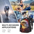thumbnail image 6 of Balery Geometric American Bald Eagle Backpack for Men and Women - Durable 600D Oxford Cloth -Large Capacity, Water-Resistant School, Travel, and Hiking Bag, 6 of 7