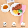 thumbnail image 6 of Unique Bargains Kitchen Cooking Silicone Spatula Heat Resistant Turner Jar Scraper Cooking Baking Utensils Pink, 6 of 7