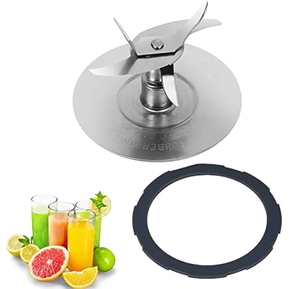 Pro 1200 Blender Blade Stainless Steel Replacement for Pro 1200 Blender Accessory with One Rubber O Ring Gasket for Pro 1200 Blender Replacement Parts Compatible with Oster