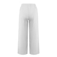 thumbnail image 4 of Tittly Sweatpants Women Lounge Pants Women Summer Pants Women's Fashionable Casual High Waist Drawstring Wide Leg Pants Baggy Pants Wide Leg Pants Woman White M, 4 of 5