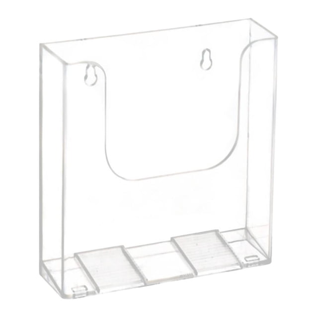 Portafolletos de pared transparente, soporte de acrílico para volantes, almacenamiento de literatura A5