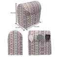 thumbnail image 5 of Striped Lounger Chair Bag, Soft Tone with Elements Floral Leaf American Design, High Capacity Storage with Handle Container, Lounger Size, Pale Pink Mauve, by Ambesonne, 5 of 5