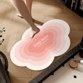 thumbnail image 4 of Diatomite Bathroom Water Absorbent Floor Mats Bathroom Doorway Non Slip Foot Mats Sink Toilet Drying Floor Mats, 4 of 6