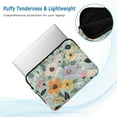 thumbnail image 2 of FORMRS 15-15.6 inch Laptop Sleeve Case Soft Carrying Quilted Computer Bag Cover, Floral Pattern, 2 of 7