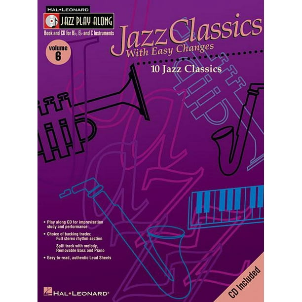 Hal Leonard Jazz PlayAlong Jazz Classics with Easy Changes Jazz Play