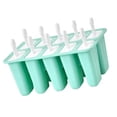 thumbnail image 3 of Moldes de Paleta de Hielo, Fácil de Limpiar 10 Cuadrículas Moldes de Helado Para El Hogar, 3 of 8