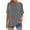 Gray, variant on Fmbrln Womens Summer Basic T-shirts Fashion Casual Solid Color Short Sleeve Tops Crew Neck Blouse Trendy Tees 2025
