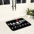 thumbnail image 2 of Welcome Mat Indoor Entrance Doormat Horror Movie Characters Front Porch Door Mat Home Decorative Non-slip Absorbent 24x16 Inch, 2 of 7