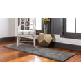 thumbnail image 4 of Unique Loom Solo Collection Solid Plush Kids Runner Rug, 2' 2" x 13', Gray, 4 of 10